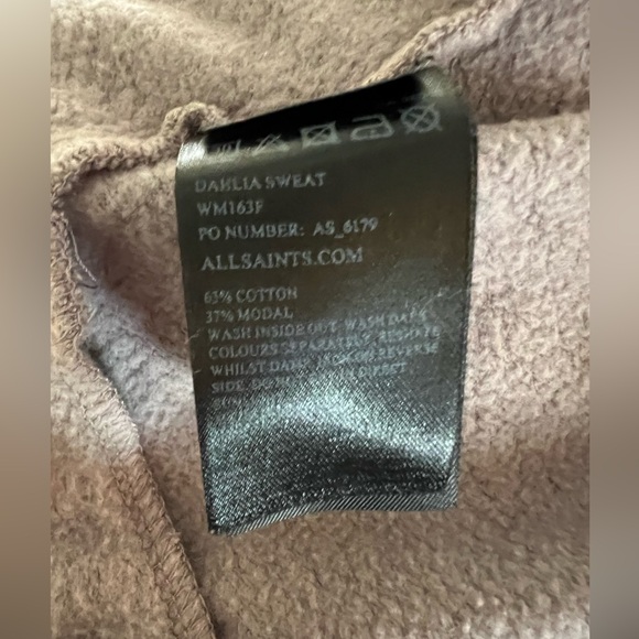 ALLSAINTS Convertible Collar Dahlia Jacket - Picture 5 of 5